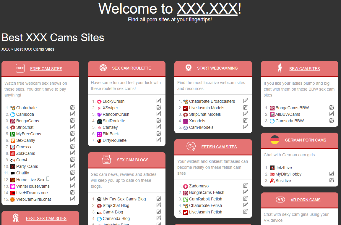 Discover the hottest XXX cam sites on XXX.xxx